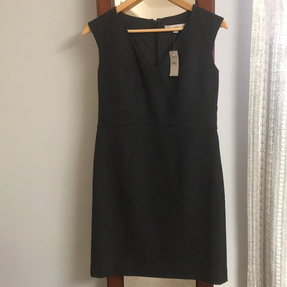 Ann Taylor Loft 4P Career Dress Sleeveless NEW - Picture 2 of 6
